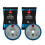 2 X Rupes Bigfoot D-A Course High Performance Foam Compound Pad Blue 150mm 1