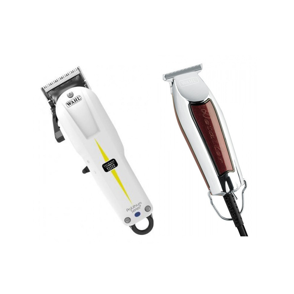 Wahl Cordless Super Taper Clipper and Detailer T-Wide Trimmer