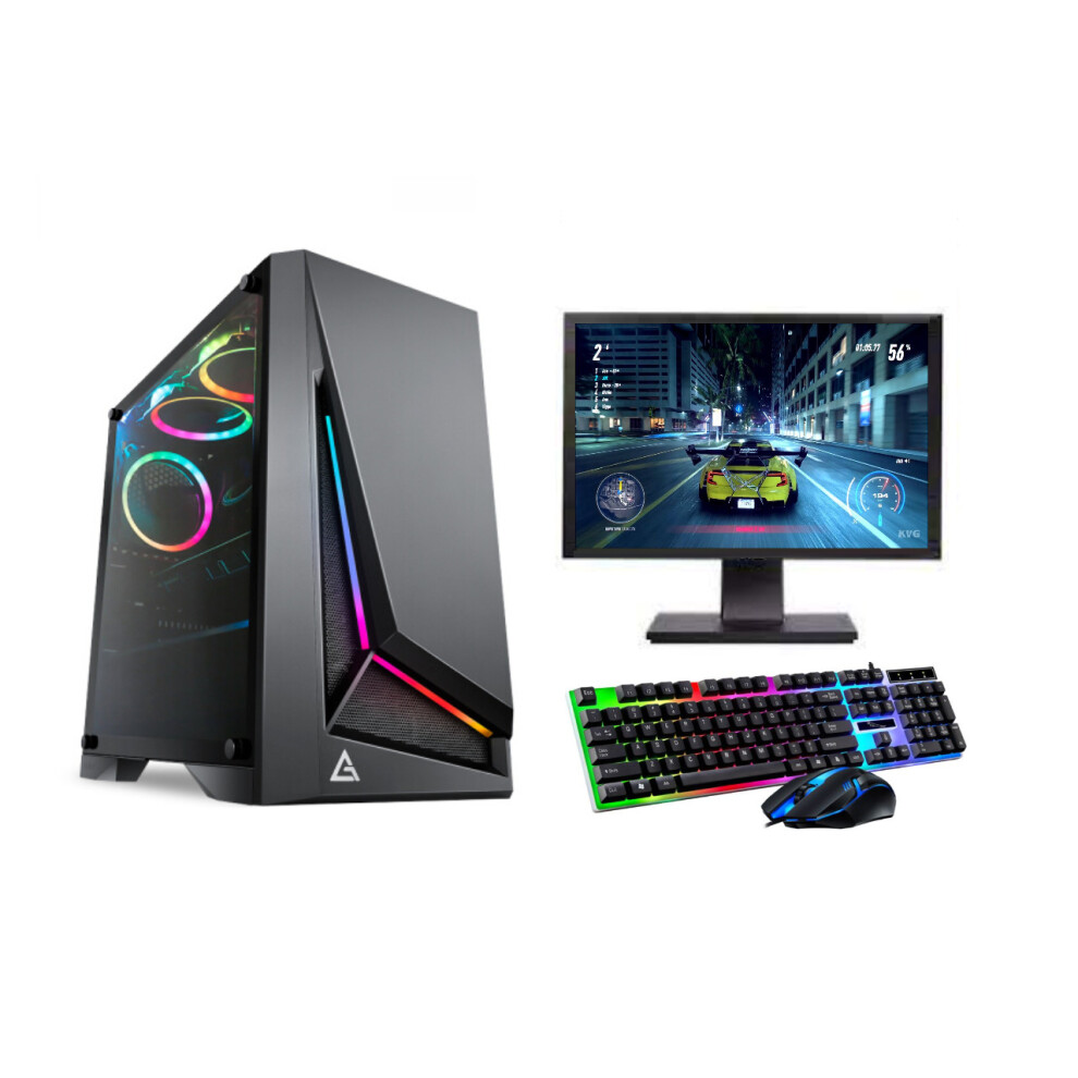 FCS Fast Gaming Intel Quad Core i5 16GB RAM 1TB HDD PC Bundle