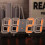 (White, orange) 3D digital clock, LED electronic clock living room three-dimensional wall clock 1