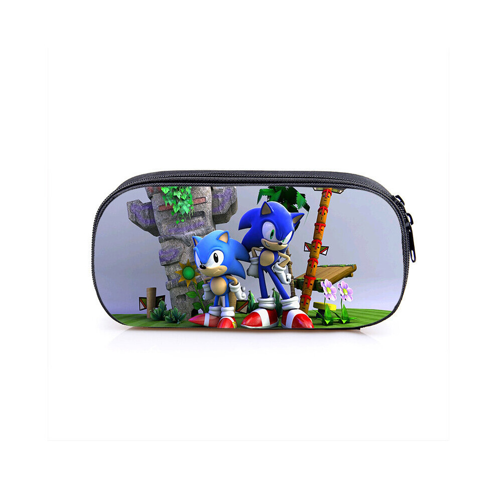 Sonic Single Layer Cartoon Pencil Case for Kids - Style 9