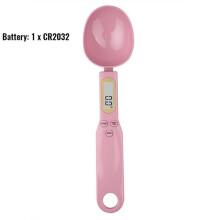 (pink) Kitchen electronic scale electronic spoon LCD