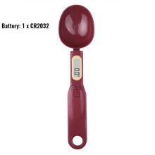 (red) Kitchen electronic scale electronic spoon LCD