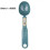 (Dark green) Kitchen electronic scale electronic spoon LCD 1