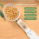 (Light green) Kitchen electronic scale electronic spoon LCD 4