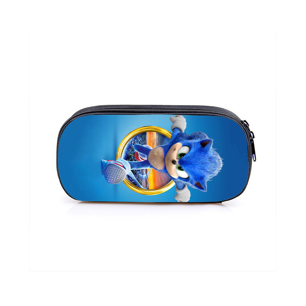 Sonic Single Layer Cartoon Pencil Case for Kids - Style 16