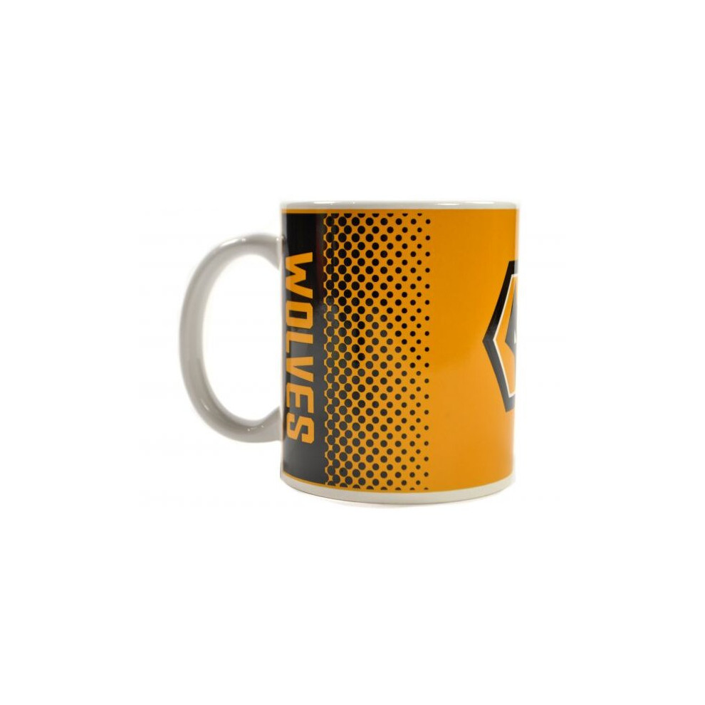 Official Wolverhampton Wanderers FC Wolves crest design ceramic mug