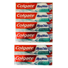 6 x Colgate MaxWhite Whitening Crystals Toothpaste 100ML