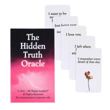 The Hidden Truth Oracle Cards Tarot Card Board Game Party Prophecy Divination