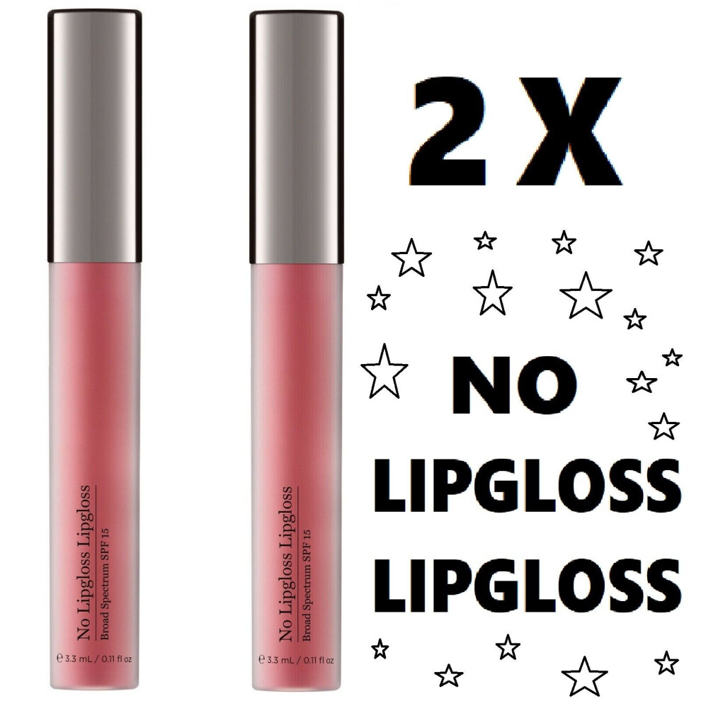 2X PERRICONE MD NO LIPGLOSS LIPGLOSS SPF15 BROAD SPECTRUM 3.3ML EACH