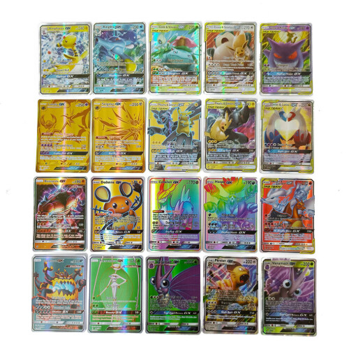 Pokemon Card GX Tag Rare Collection Battle Trainer Card 120PCS In Box ...