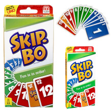UNO Skip-Bo Card Game Multiplayer Family Party Games Playing Card Toys