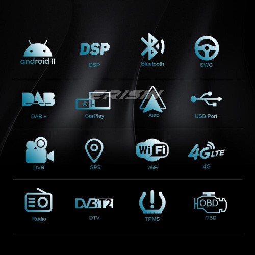 8-Core Android 11 64GB Car Stereo For Porsche Cayenne DAB+ Satnav WiFi CarPlay Bluetooth TPMS OBD2 IPS 1