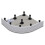 AICA (900x760mm) Riser Kit plinth leg for quadrant  tray 4