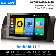 9" 8-Core Android 11 64GB Car Stereo BMW 5er E39 X5 E53 M5 DAB+ Satnav WiFi CarPlay Bluetooth OBD2 TPMS IPS