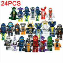 Ninjago 24 Piezas Figuras Mini Kai y Jay Bloques de Construcción - Juguete para niños, Gran regalo de Navidad, EAN 6479633687096