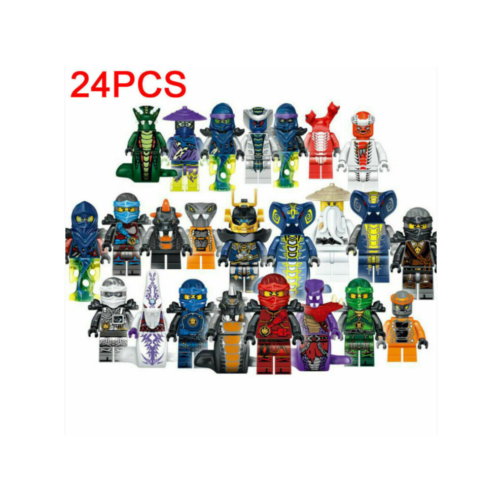 Ninjago 24pcs/set Mini figure Kai Jay Building Blocks Kids Toys