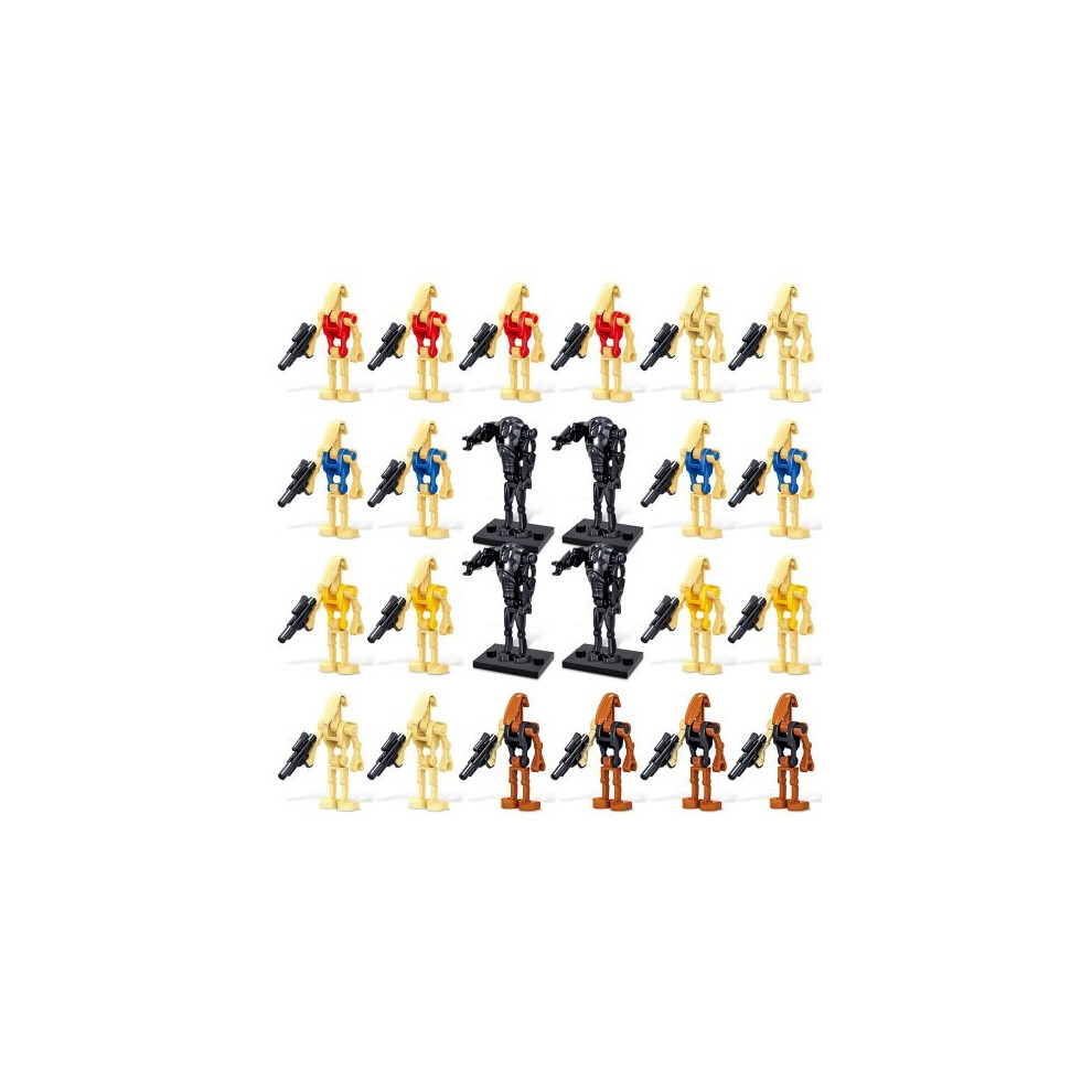 Xytgogo Star Wars Minifigures Battle Droid Building Blocks Fit Lego 24 Pcs Set