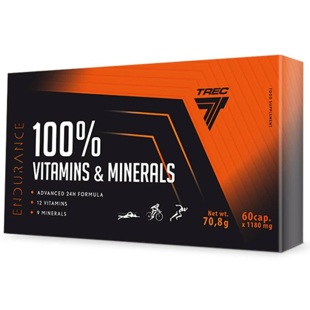Trec Nutrition 100% Vitamins & Minerals 60Cap (Endurance)