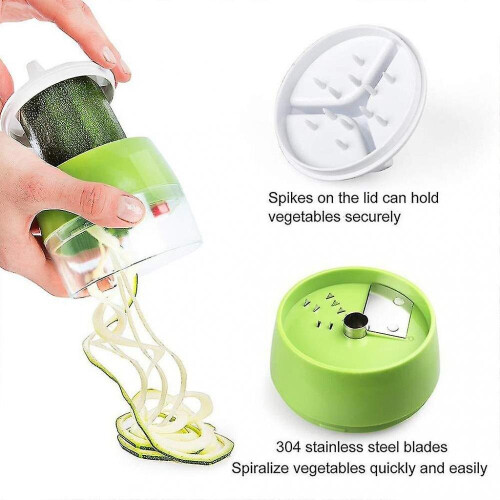 Handheld Spiralizer Vetable 4 In 1 Duty Vetable Spiral 2