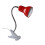 Clip On Headboard Light for Reading, Clamp Table Light for Desk (Red), E27 Led Table Lamp, Clamp Desk Light 1