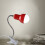Clip On Headboard Light for Reading, Clamp Table Light for Desk (Red), E27 Led Table Lamp, Clamp Desk Light 3