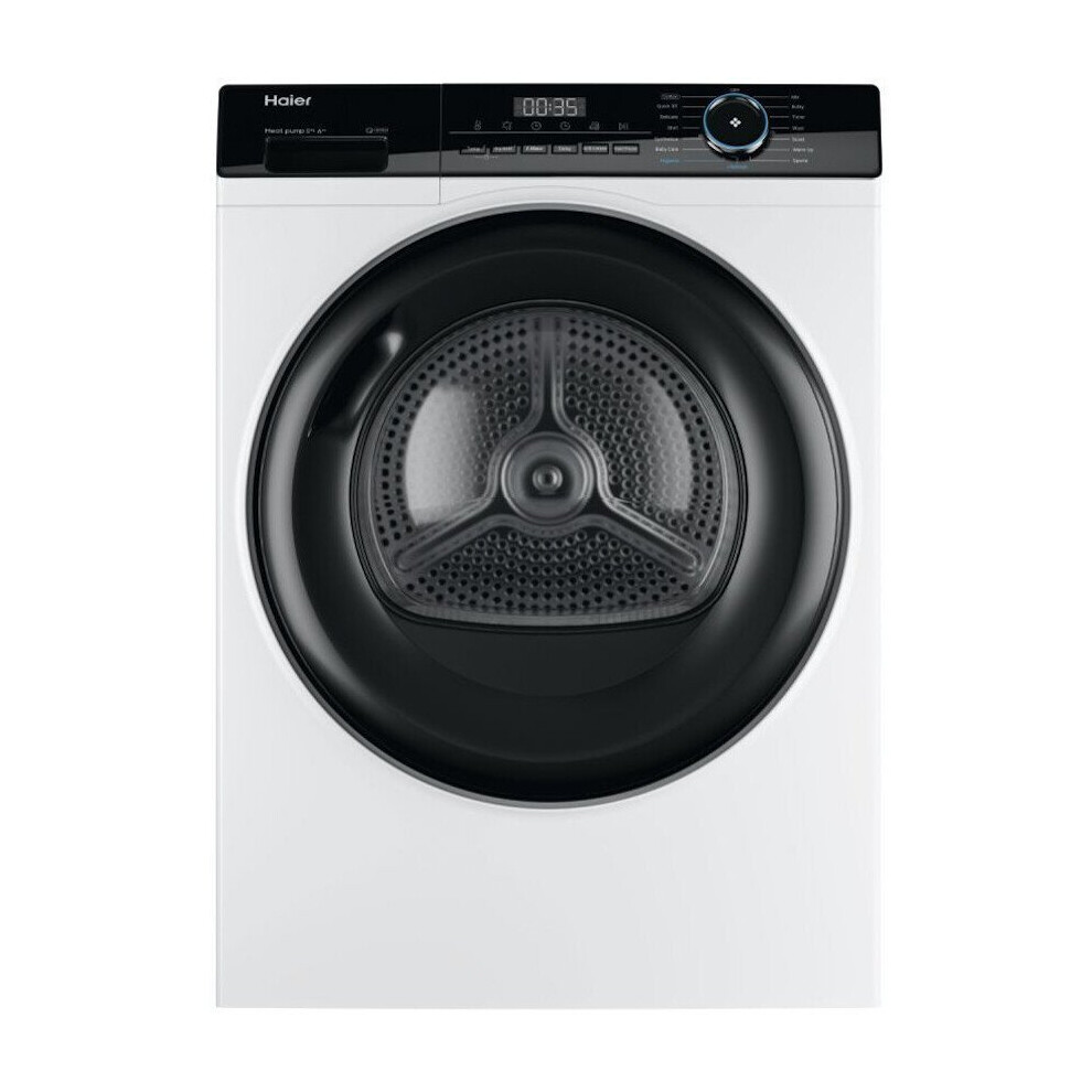 Haier HD80-A2939 8kg Heat Pump Tumble Dryer - White - Image 2