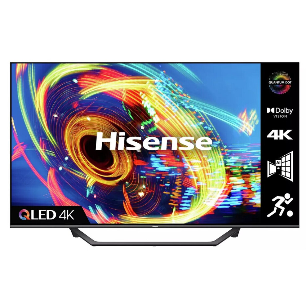 Hisense 58A7HQTUK 58" Smart 4K Ultra HD HDR QLED TV Alexa Google Assistant