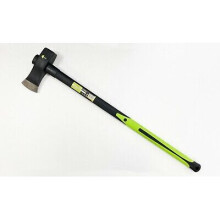 6lb Splitting Maul Axe Wood Log Tree Hatchet Fibreglass Handle Axe Hammer AX016