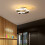 Spiral Design Led Ceiling Lamp Modern Ceiling Light Black Nordic Chandelier Warm White Simple Creative Ceiling Light 3