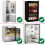 SPARES2GO Fridge Shelf for HOTPOINT Adjustable Plastic Coated White Extendable Shelves (Pack of 3) 8