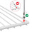 SPARES2GO Fridge Shelf for SMEG Adjustable Plastic Coated White Extendable Shelves (Pack of 3) 10