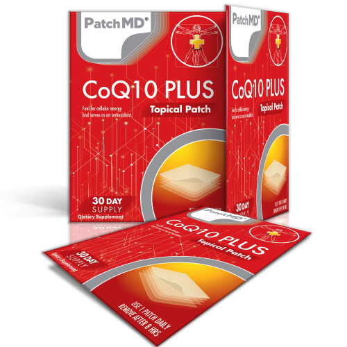 PatchMD CoQ10 Plus Topical Patch - 30 Daily Patches 1