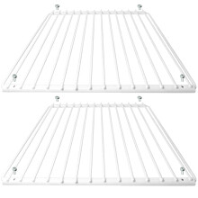 Universal Drinks Chiller Fridge Shelf Adjustable Beer Display Refrigerator Bottle Rack (Pack of 2)