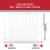 SPARES2GO Universal Adjustable Fridge Shelf White Plastic Coated Extendable Freezer Rack 3