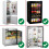 SPARES2GO Universal Adjustable Fridge Shelf White Plastic Coated Extendable Freezer Rack 8