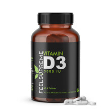 Vitamin D 5000iu By Feel Supreme | Vitamin D High Strength