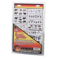 Woodland Scenics WOO2061 N Figure Economy Set, Assortment