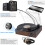 (Brown) DIGITNOW Vinyl Turntable Bluetooth Record Player 3-Speed 2
