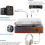 (Orange) DIGITNOW Vinyl Turntable Bluetooth Record Player 3-Speed 2