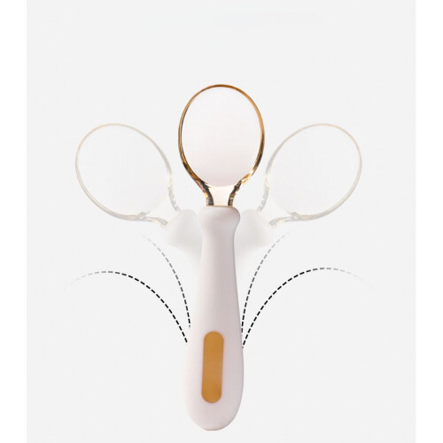 (Fork) Baby learning to eat training bendable fork spoon 2