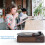 (Brown) DIGITNOW Vinyl Turntable Bluetooth Record Player 3-Speed 6
