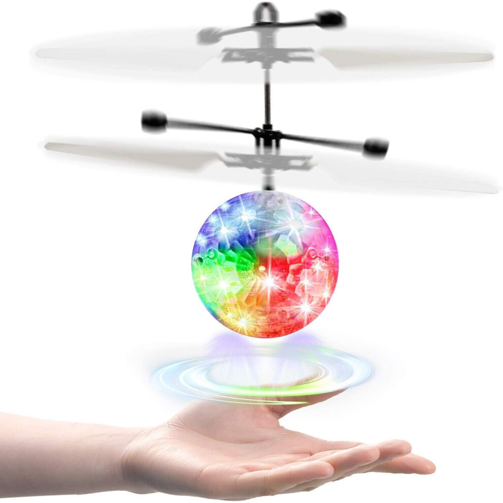 Flying Ball Toys Kids RC Flying Hover Disco Ball RC Helicopter Drone