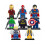 8Pcs Marvel Avengers Super Hero Comic Mini Figures Dc Minifigure δώρο ταιριάζει 3