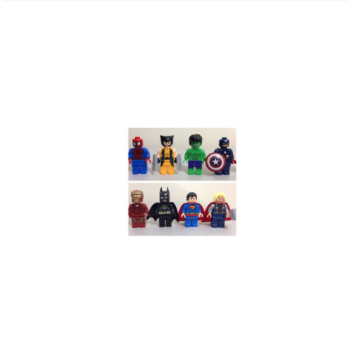 8Pcs Marvel Avengers Super Hero Comic Mini Figures Dc Minifigure δώρο ταιριάζει 1