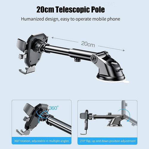 Car Phone Holder Dashboard Mount Mobile Holder Vent Universal Cradle 1