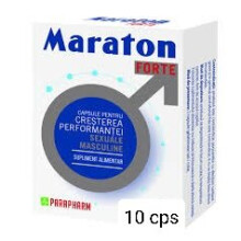 Maraton Forte: Natural 10-Capsules Male Enhancement for Stronger Erections, Libido & Virility
