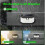 2PCS Brightbeam PIR Solar Security Motion Sensor Wall Light 8