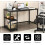 Costway Computer Industrial Writing Table Study Desk Gaming Table Workstation 7