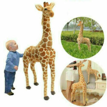 (70cm) Giraffe Plush Toy Doll Giant Stuffed Animals Large Soft kids Xmas Gift New